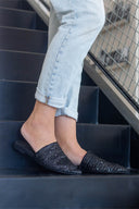 כפכפי אורנוס - פייטים שחור