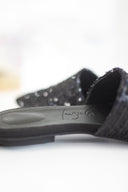 כפכפי אורנוס - פייטים שחור