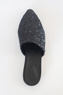 כפכפי אורנוס - פייטים שחור