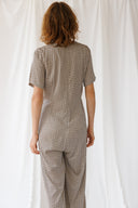 אוברול לאב פרינט גאומטרי