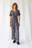 אוברול לאב מנומר אפור עדין