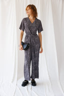 אוברול לאב מנומר אפור עדין