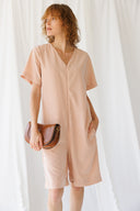 אוברול אריאל ורוד