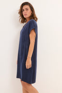 שמלת קוקו כחול כהה