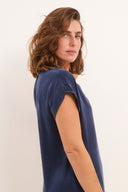 שמלת קוקו כחול כהה