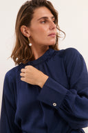 שמלת סתיו כחולה