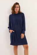 שמלת סתיו כחולה