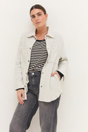 ג'קט נטע אפור מלאנג'