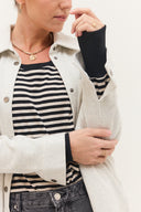 ג'קט נטע אפור מלאנג'