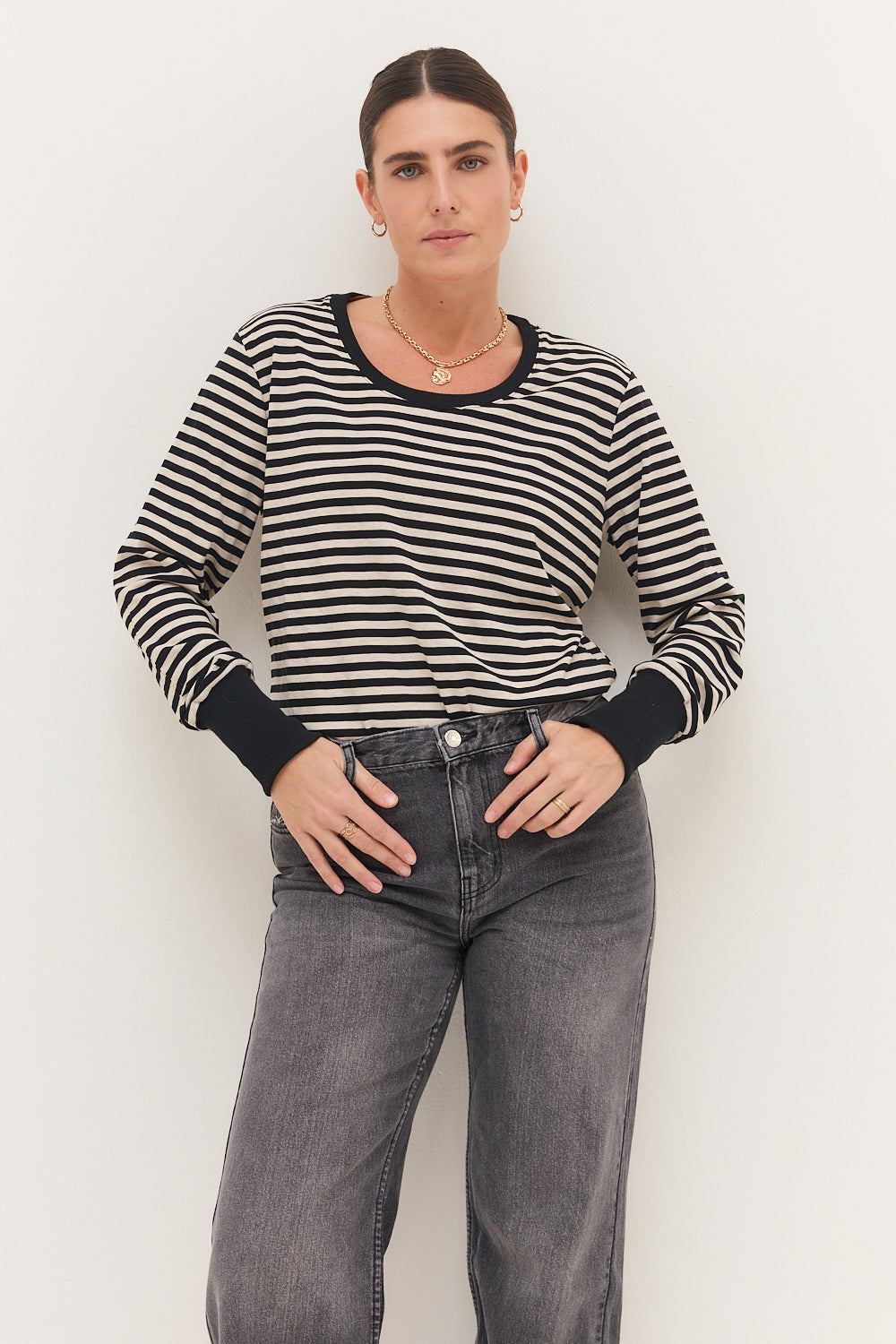 חולצת יערה פסים