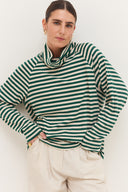 גולף ליבי  פסים ירוק