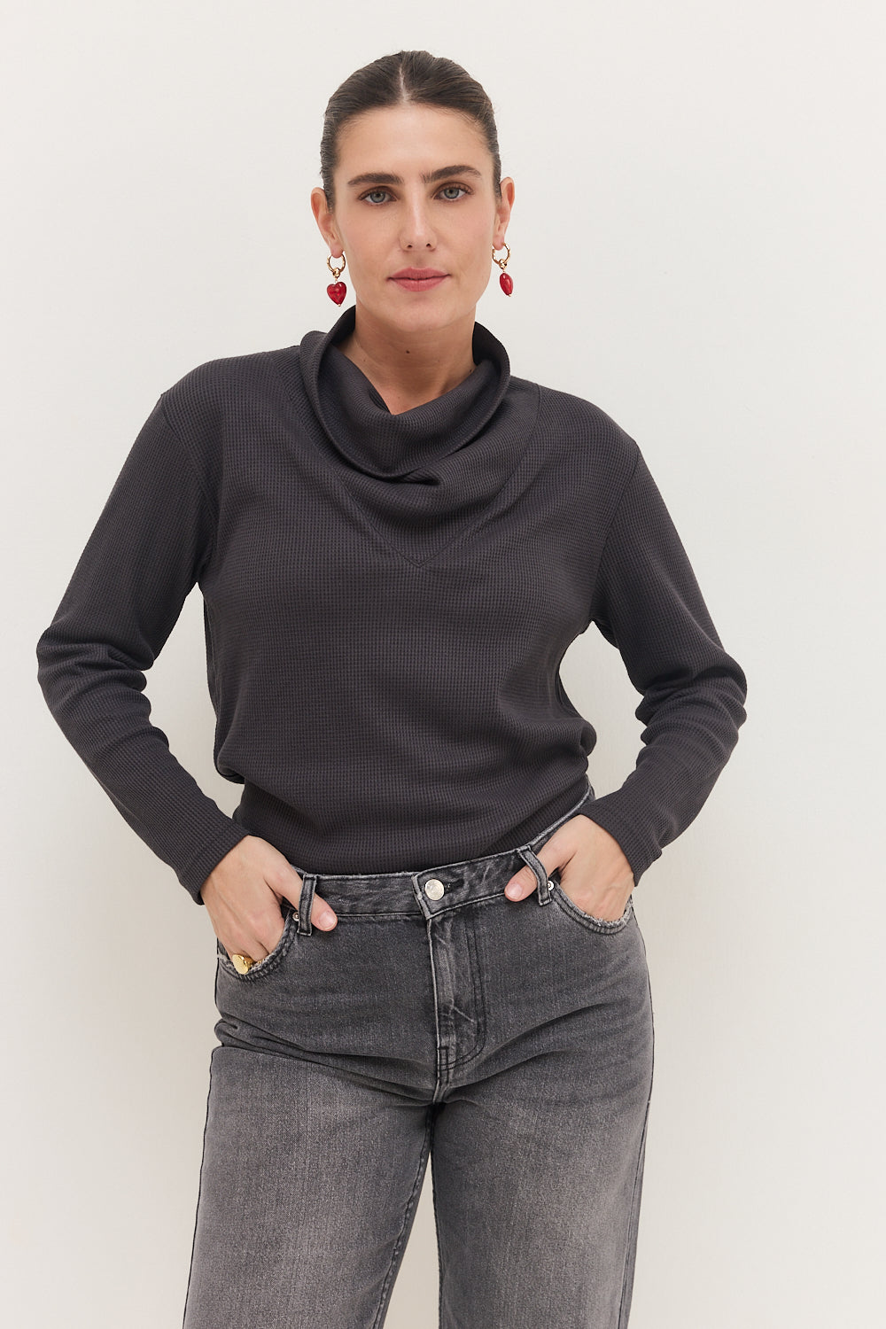 גולף וופל משולש פחם