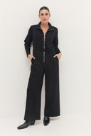 אוברול גלי שחור