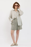 חולצת שלכת פסים אפור