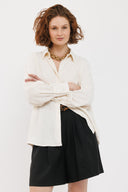 חולצת שלכת שמנת