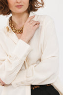 חולצת שלכת שמנת