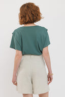 חולצת ריני שרוול קצר ירוק