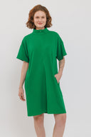 שמלת סופי שרוול קצר ירוק