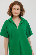 שמלת סופי שרוול קצר ירוק