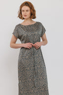 גלביה סאטן מנומר