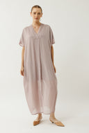 שמלת מטר מקסי סגלגל שיפון