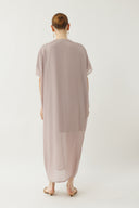 שמלת מטר מקסי סגלגל שיפון