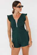 בגד ים ירוק חיתוך במותן