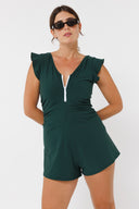 בגד ים ירוק חיתוך במותן