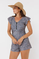 בגד ים מנומר חיתוך במותן