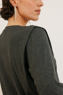 חולצת ריני שרוול ארוך אפור