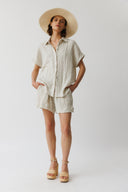 מכנסי טטרה זוהר אבן