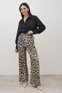 מכנסי פז מנומר סאטן