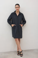 שמלת דור שחור פסים